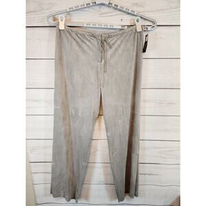 Carole Little Sport Women Gray Solid Stretch High Rise Trousers Pant Size XL NWT